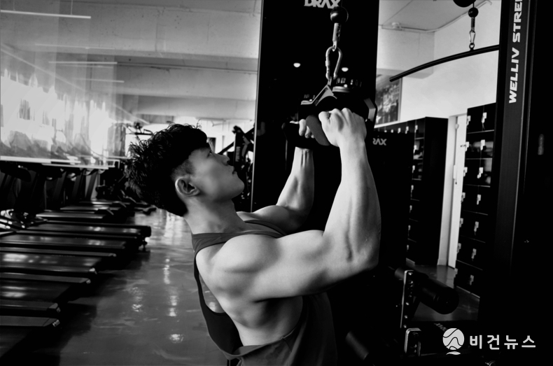 이도경 보디빌더. (사진=홍다연 기자)