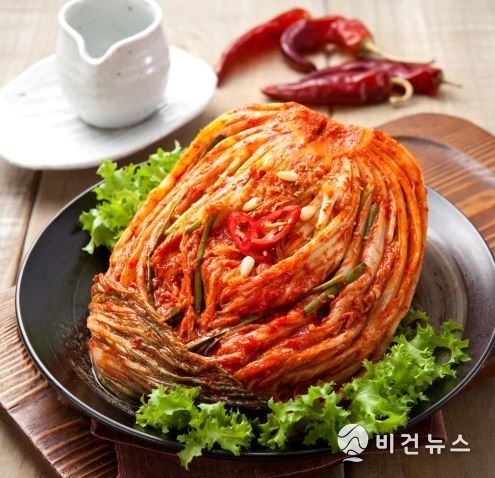 강원도 인제군 소재 '하늘내린김치'의 비건 포기김치 상품. (사진=하늘농산)