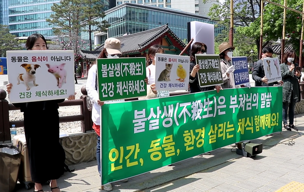 (사진=채식시민단체)