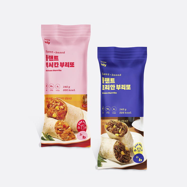 브라잇벨리가 출시한 ‘부리또2종’ (사진=브라잇벨리 제공)