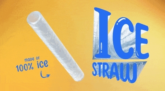 (사진=kickstarter 홈페이지 'The Ice Straw' 갈무리)