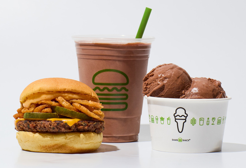 세계적인 버거 브랜드 쉐이크쉑(Shake Shack)이 미국에서 비건 버거와 비건 쉐이크 등 비건 메뉴를 출시했다. (사진=Shake Shack 홈페이지)