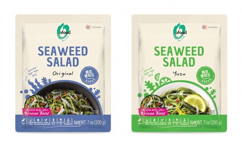 대상 청정원의 글로벌 브랜드 오푸드(O’food)가 국내산 해조류를 사용한 해조류 샐러드 2종을 선보였다. (사진=대상 제공)