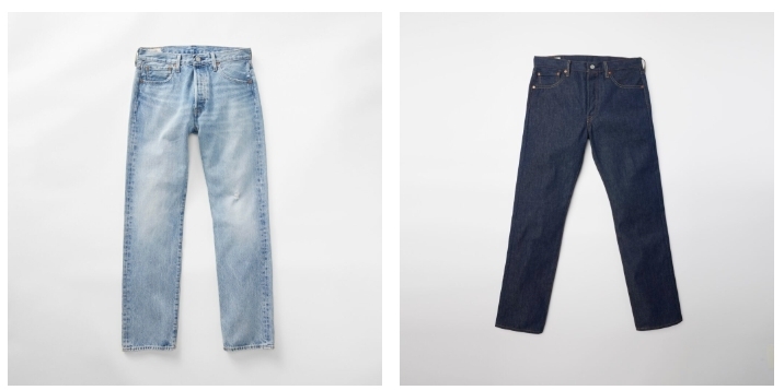 리바이스가 지속가능한 청바지를 선보였다. (사진=Levi's 홈페이지 갈무리)