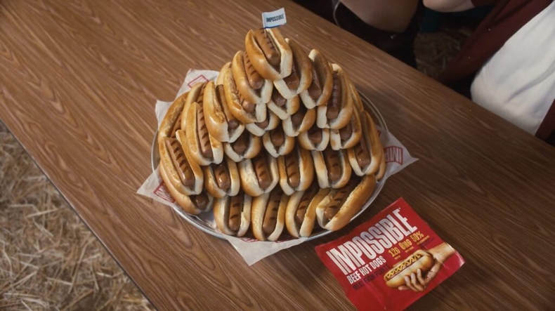 (사진=Impossible Foods 광고 갈무리)