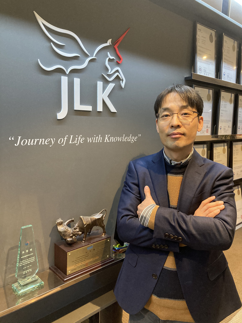 제이엘케이 김동민 대표이사. 