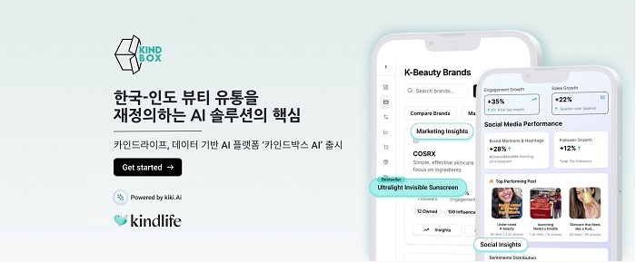 카인드라이프의 데이터 기반 AI 플랫폼 ‘카인드박스 AI’ 출시. (사진=카이드라이프 제공)