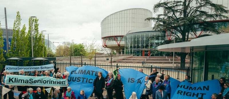유럽최고법원 “기후위기에 소홀한 정부, 인권침해 맞다” 스위스 여성 단체 손들어줘