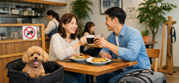 식약처, 강아지·고양이 동반 음식점 기준 마련…3월부터 시행