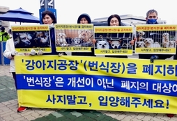 강아지 공장 폐지 촉구 성명 발표
