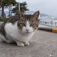 수영만 요트경기장 길고양이, 동백유원지로 임시 이주