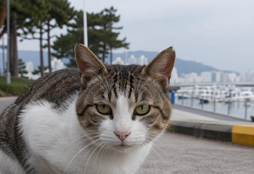 수영만 요트경기장 길고양이, 동백유원지로 임시 이주