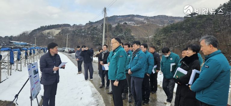 전북도, 행안부-도-진안군 합동 폭설 취약시설 현장 점검의