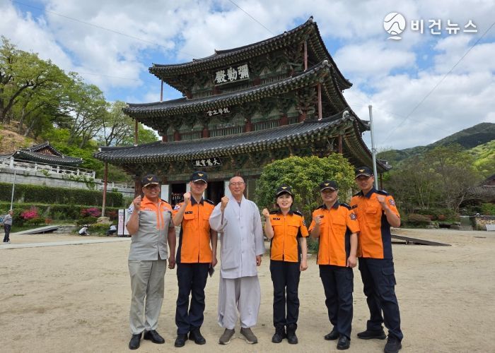 이오숙 전북특별자치도소방본부장, 금산사 찾아 화재안전관리 실태 집중 점검