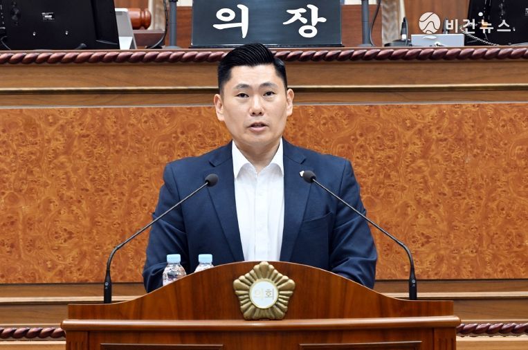 의정부시의회 김지호 의원, 5분 자유발언 가져