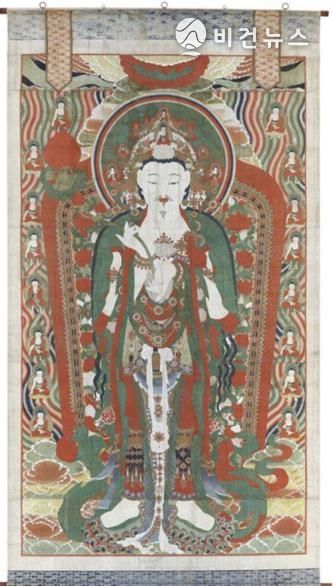 부여 무량사 미륵불 괘불도