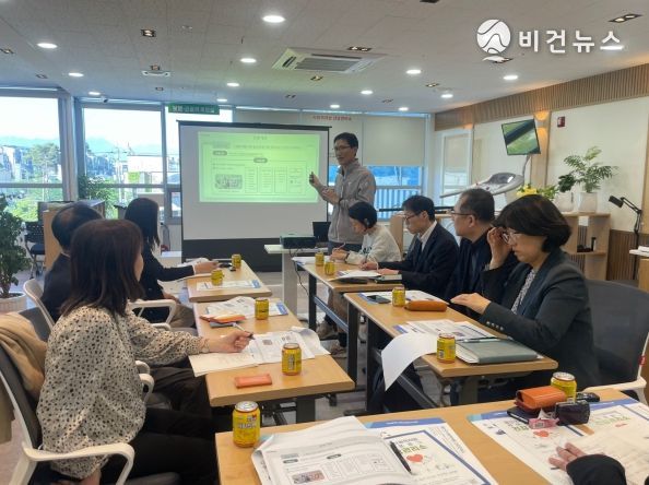 일본 지역복지연구팀 광산구 통합돌봄 정책 현장 방문 사진.