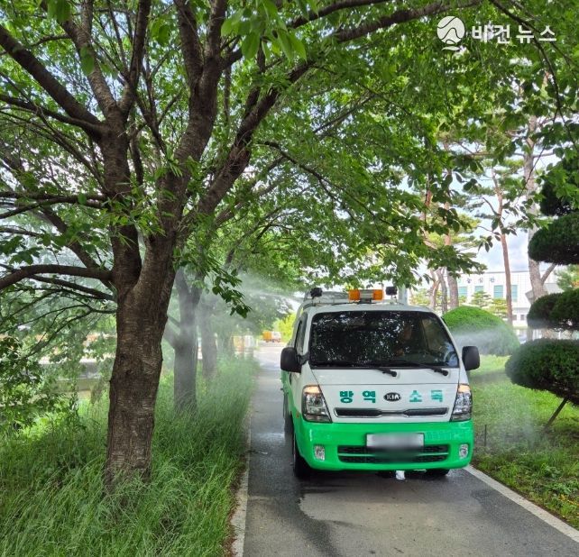 청주시, 붉은 벌레 증가에 따른 집중방역