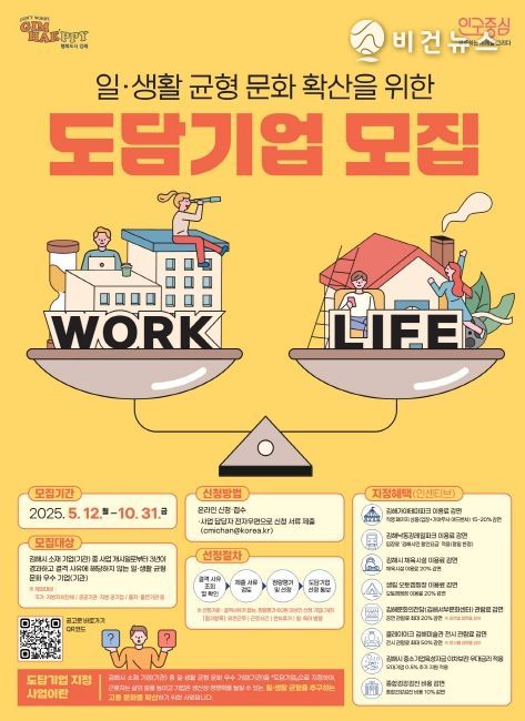 일·생활 균형문화 확산 ‘도담기업’ 모집