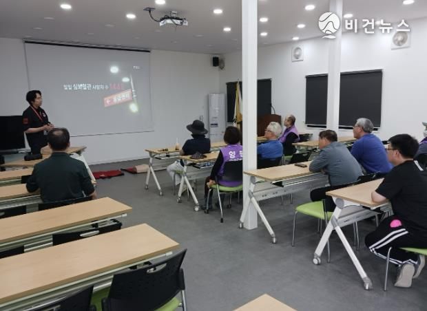 양평파크골프장 교육 사진