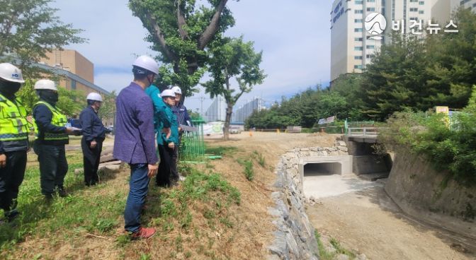 우수관로 설치현장점검