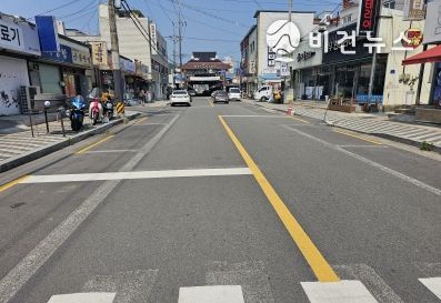 (합천군 불법 주·정차 단속구역 2개소 확대 지정)이화예식장~왕후시장 입구