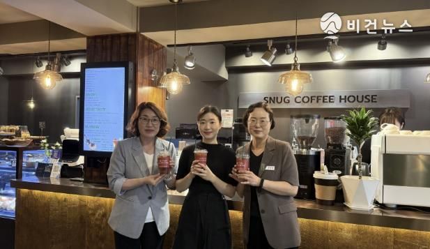 예천군, 아동학대 예방표어 컵홀더 및 냅킨 배부