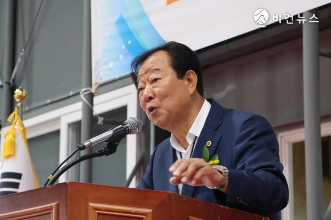 경기도의회 임상오 의원, 연천소방서 다목적훈련장 튼튼마루 준공 격려