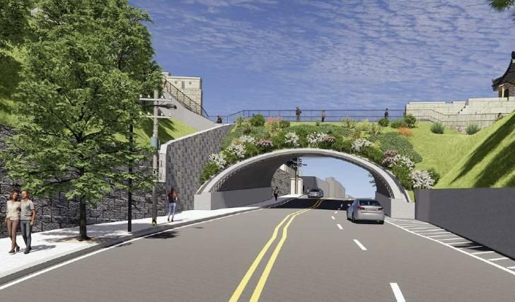 공사 완료 후 모습(그래픽)