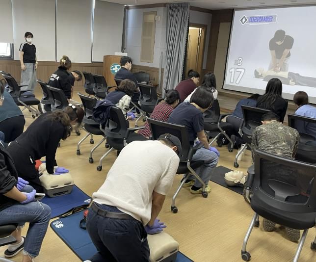 양구군, 군민 대상 심폐소생술‧응급처치 교육 실시