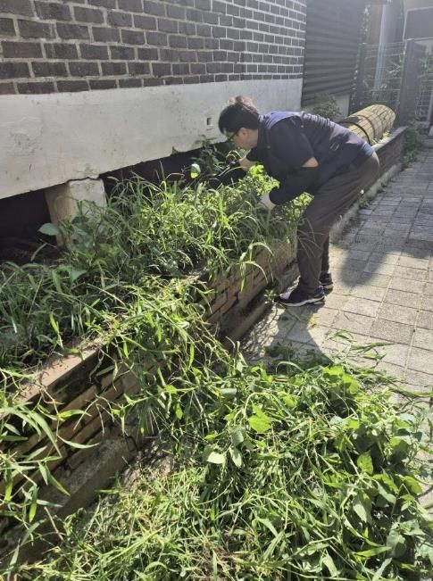 수원시 팔달구 행궁동 경기행복마을관리소, 손바닥정원 등 화단 정비 실시