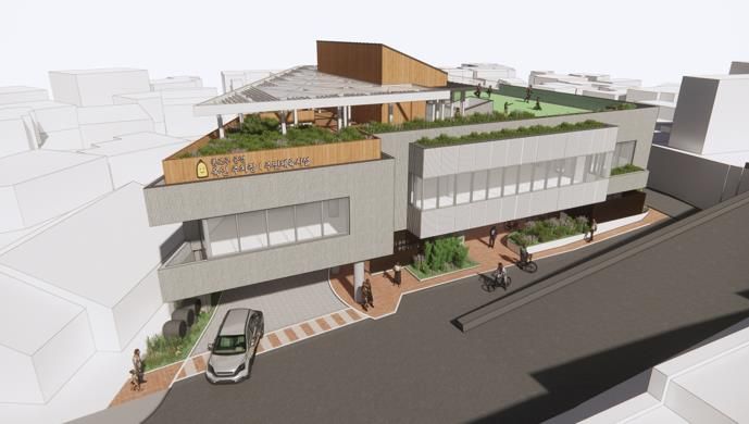 12월 준공 예정인 옥인동 공영주차장 및 체육시설