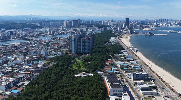 송도솔밭 도시숲 전경