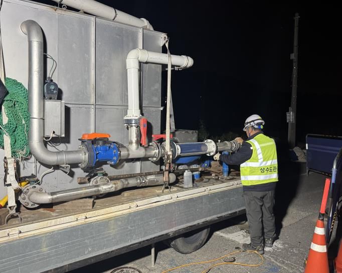 세종시, 상수도 관세척으로 깨끗하고 안전한 수돗물 공급