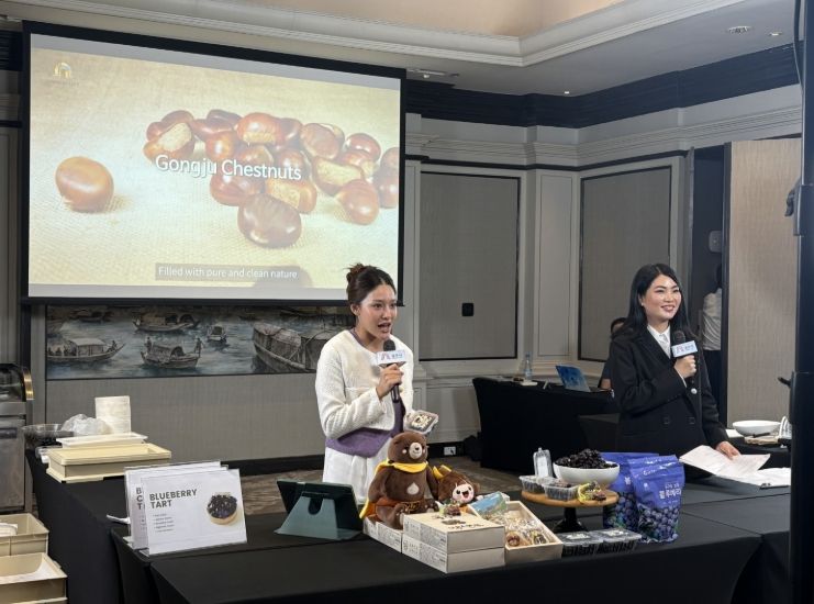 공주알밤 베트남 수출에 이어 유기농 블루베리 태국 첫 수출