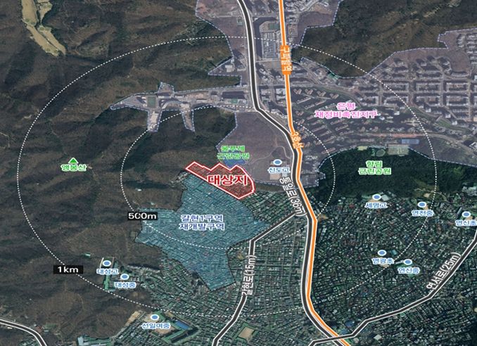 위치도(성북구 성북동 226-103번지 일대)