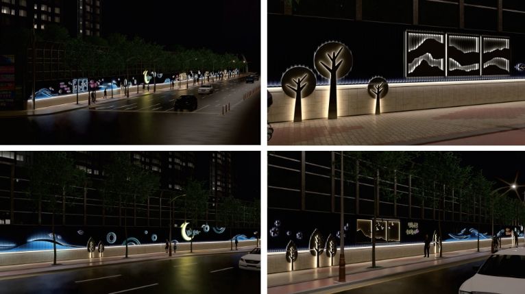 수송동 노후 방음벽 경관개선사업’