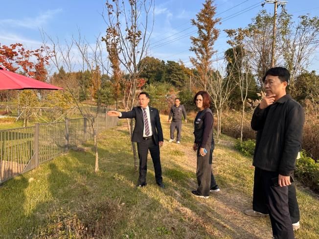 완주군의회 성중기 의원, 모아미래도(2차) 배수문제 해결 위한 현장 방문