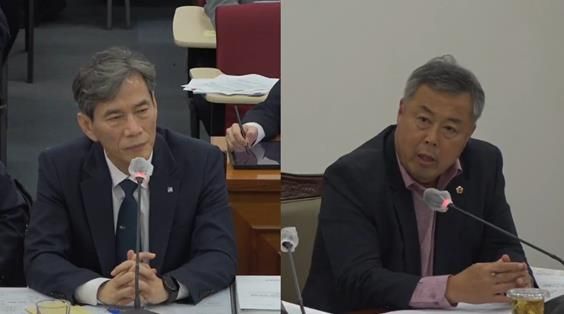 행정사무감사 사진-부산시의회 박진수 시의원