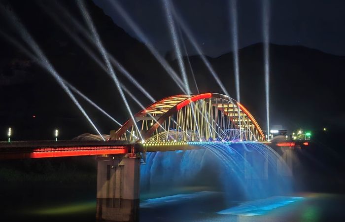 고수대교 경관분수