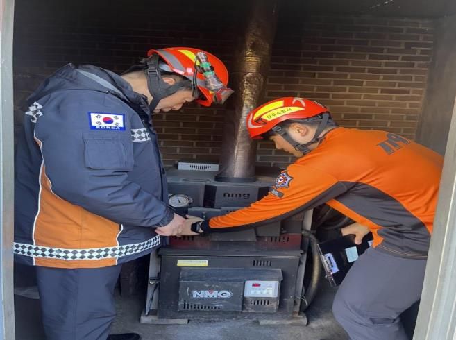 화목보일러 점검