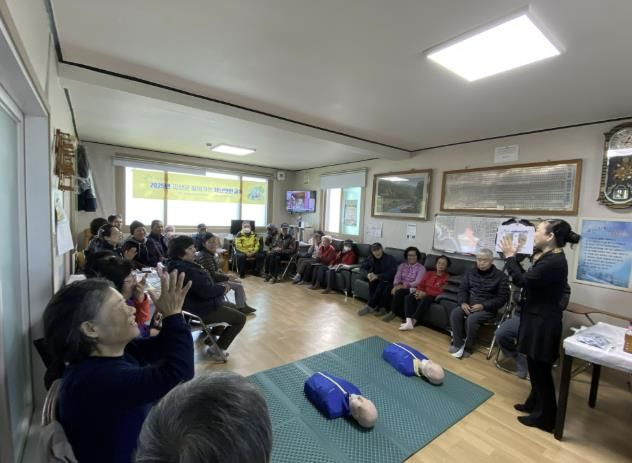 괴산군, 청천면 ‘찾아가는 재난안전교육’ 실시