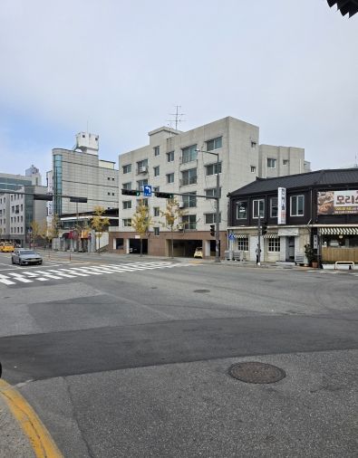 신호 체계로 전환된 춘천미술관 사거리