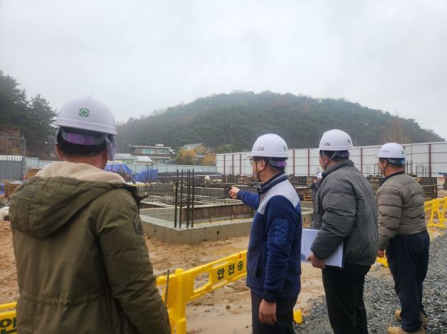 지난해 동절기 대비 건설 현장 품질·안전점검 모습