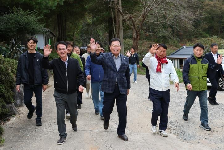 지난 8, 9일 진행된 물맞이골 숲 걷기 및 체험행사