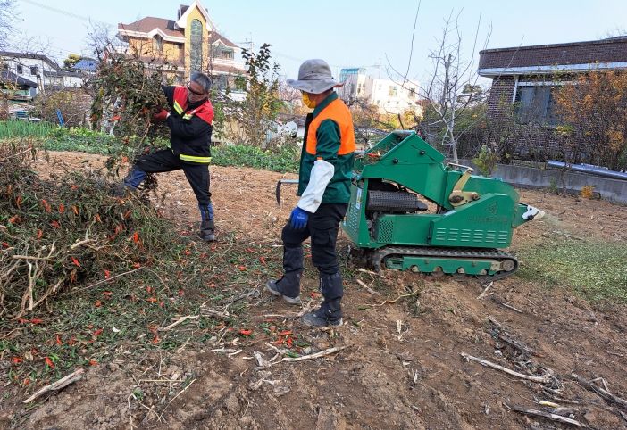 영농부산물 파쇄