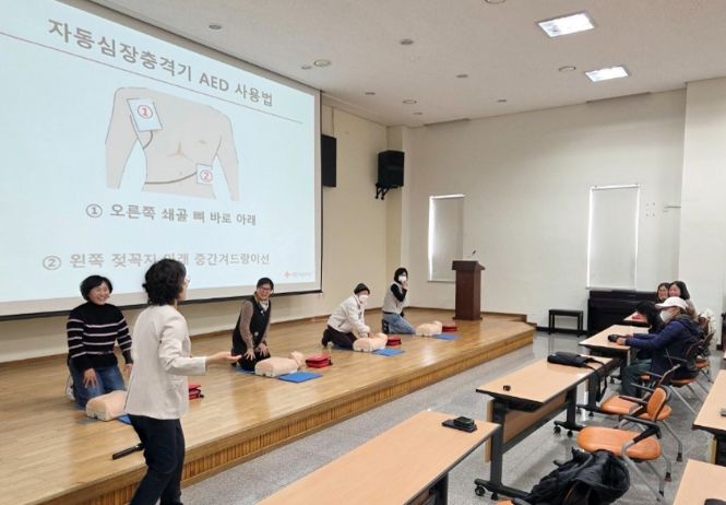 영흥면 주민 대상 응급처치 역량 강화 교육