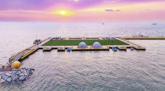 홍성 서부해안, 빛으로 물든 겨울 관광지로 변신