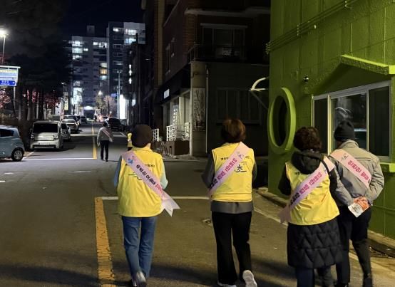 속초시, 여성안심구역 중심 민관 합동 야간순찰 실시
