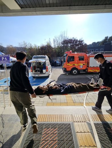 진안군 보건소 – 진안119안전센터, 합동소방훈련 실시